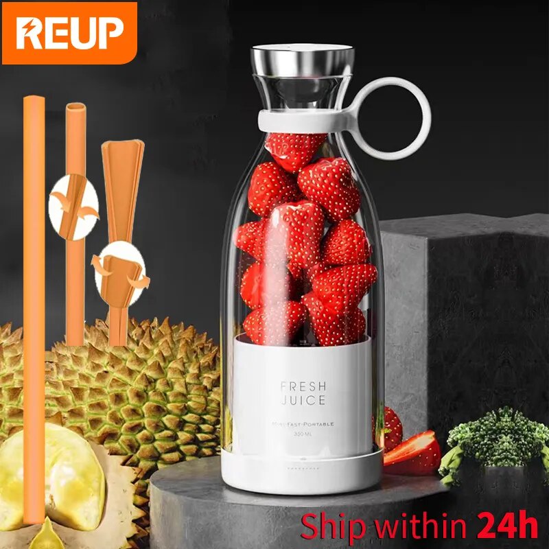Electric Juicer Mini Portable Blender Fruit Mixers Fruit Extractors Multifunction Juice Maker Machin
