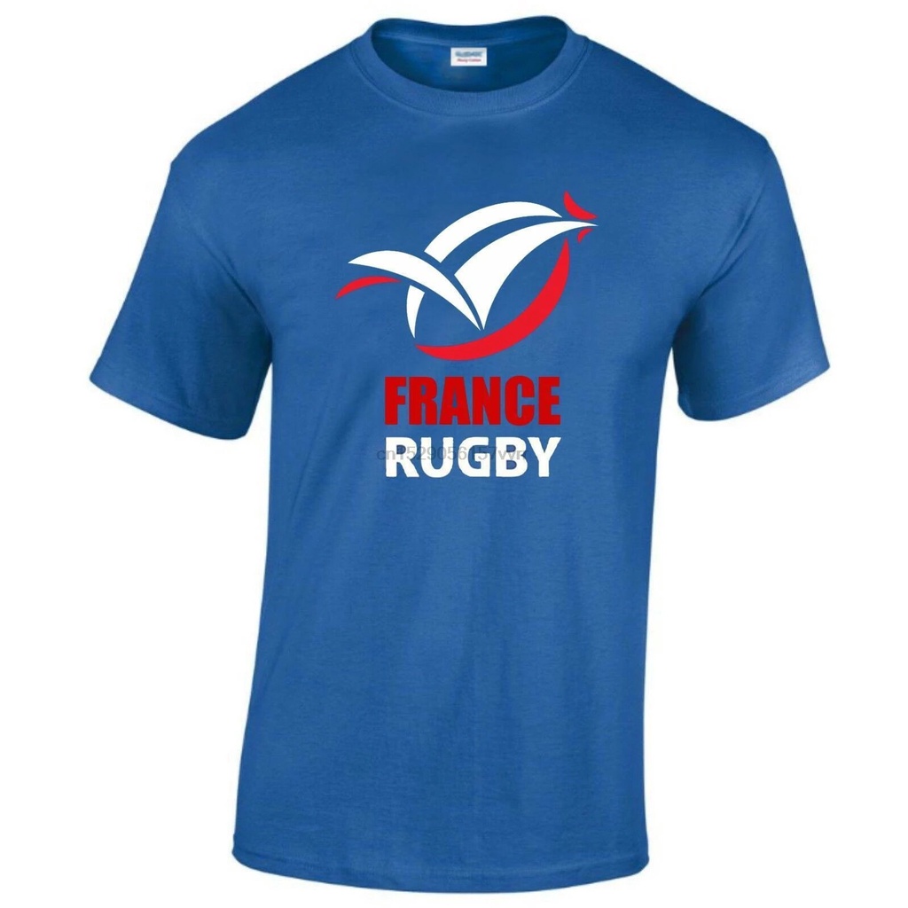 FRANCE RUGBY Fan Men T Shirt Rugby & Sports Lover Unisex ใหม่