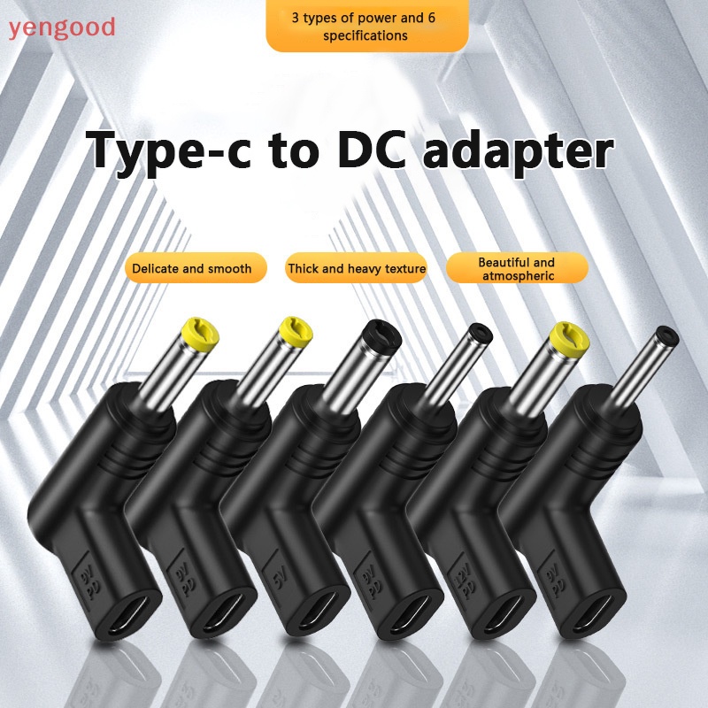 (YGD) อะแดปเตอร์แปลงสายชาร์จ USB C PD เป็น DC 5 9 12V Type C เป็นแจ็ค DC สําหรับเราเตอร์ แท็บเล็ต พัดลมขนาดเล็ก