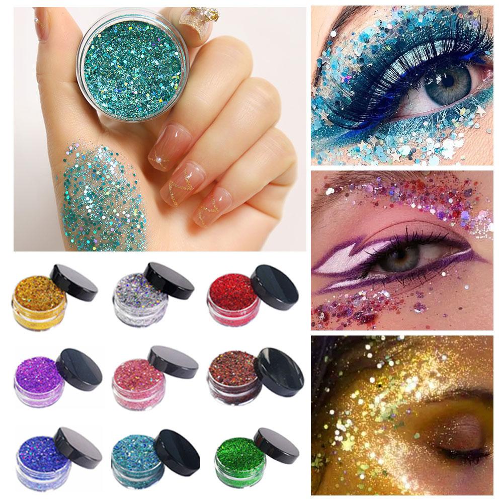 💖15สี กลิตเตอร์แต่งหน้า เจลกากเพชรทาตา ดาว หัวใจ ผีเสื้อ แต่งหน้าแฟนซี แต่งหน้าวันแม่