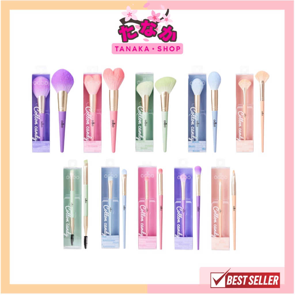 OD8002-8011 Odbo Cotton Candy Brush โอดีบีโอ คอตตอนแคนดี้ แปรงแต่งหน้า ขนนุ่ม