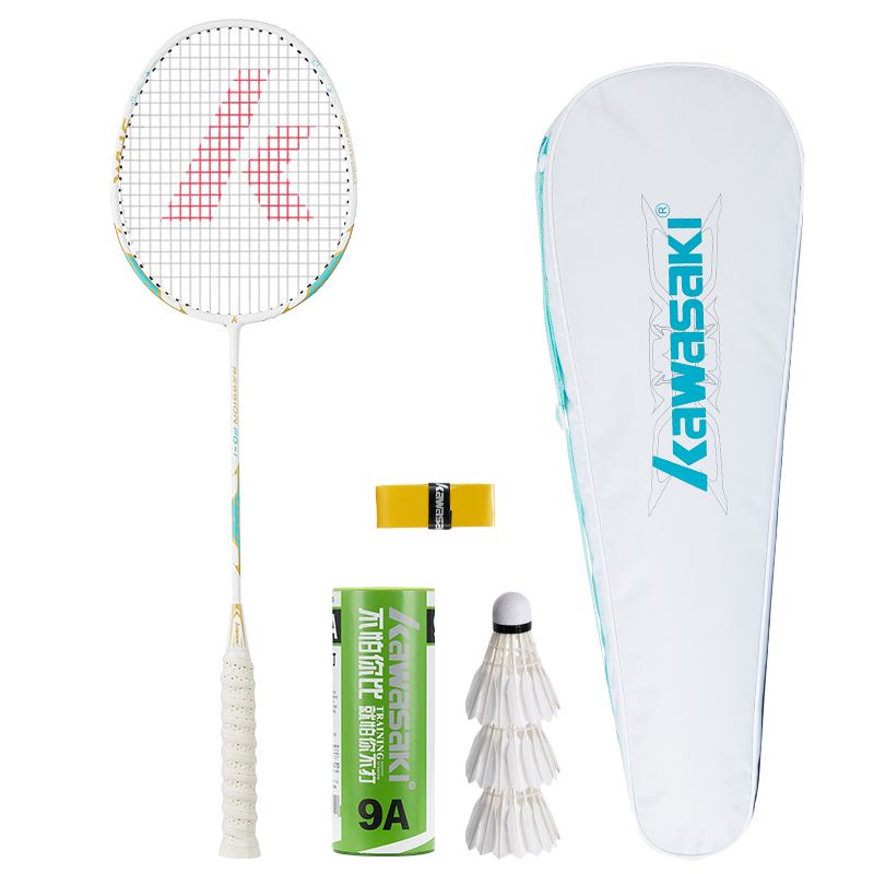 ไม้แบดมินตัน Kawasaki, ไม้เดี่ยว, คาร์บอนไฟเบอร์, ทนทานและเบา