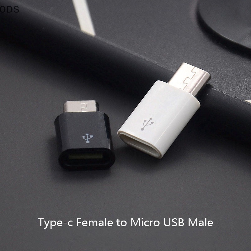 Ods อะแดปเตอร์แปลง Type C ตัวเมีย เป็น Micro USB ตัวผู้ สําหรับโทรศัพท์ Android OD 1 ชิ้น