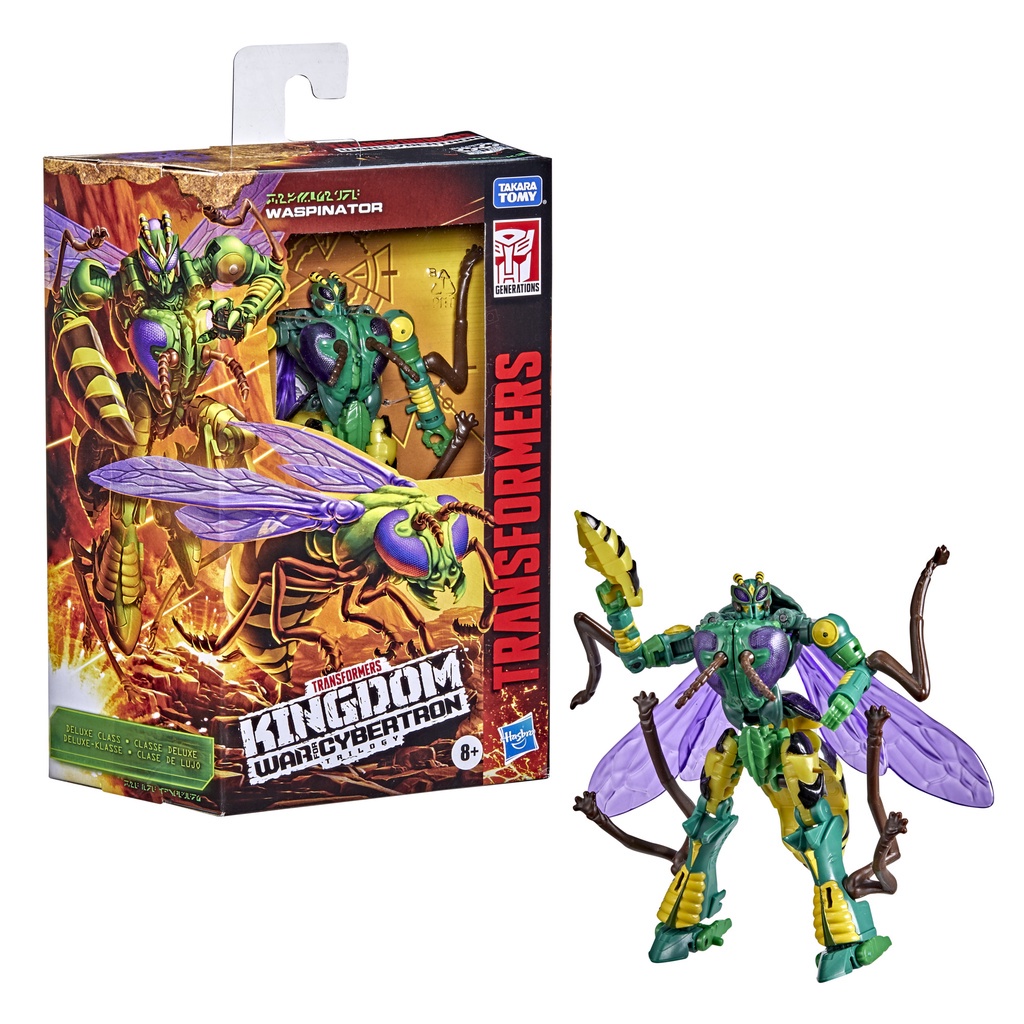 TRANSFORMERS GEN WFC KINGDOM DELUXE WASPINATOR ทรานส์ฟอร์เมอร์ เจนเนอเรชั่น วอร์ฟอร์ไซเบอร์ตรอน