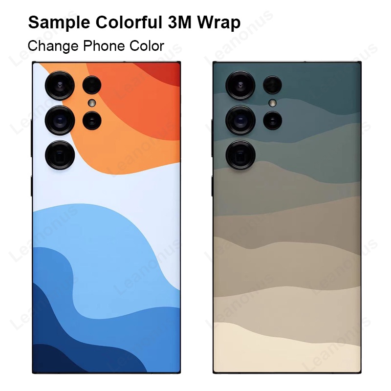 สติกเกอร์กันรอยหน้าจอ ผิวด้าน 3M หลากสี เรียบง่าย สําหรับ Samsung Galaxy S23 S24 S25 S22 S21 S20 Ultra Plus
