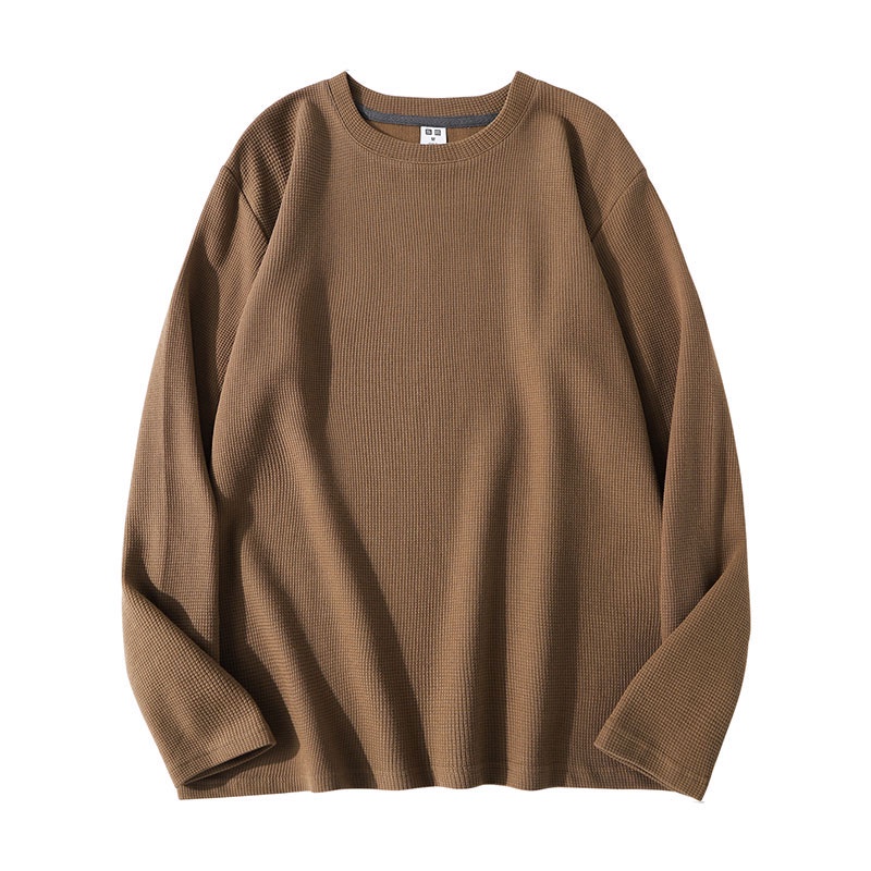 เสื้อยืดแขนยาว คอกลม สําหรับผู้ชาย