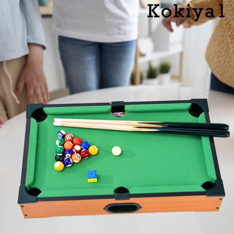 [Kokiya1] ชุดของเล่นโต๊ะสนุกเกอร์ บิลเลียด แบบพกพา ติดตั้งง่าย สําหรับโต๊ะทํางาน สํานักงาน ห้องนั่งเล่น ปาร์ตี้