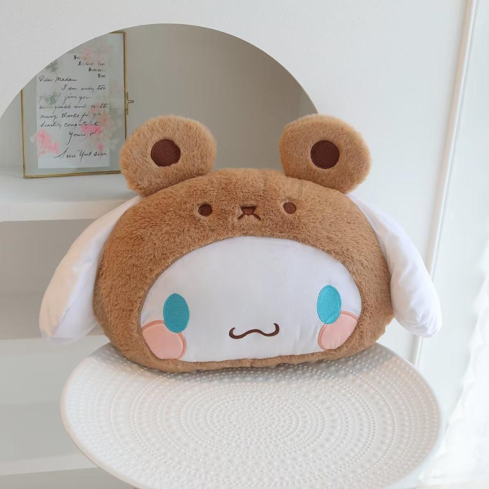 Forbetter Kuromi Plush รถหมอน, Kuromi สบาย Kuromi เบาะรถ,ยัดไส้โยนหมอน Kawaii อะนิเมะนุ่ม Melody รถ Headrest เบาะหลังเก้าอี้รถ