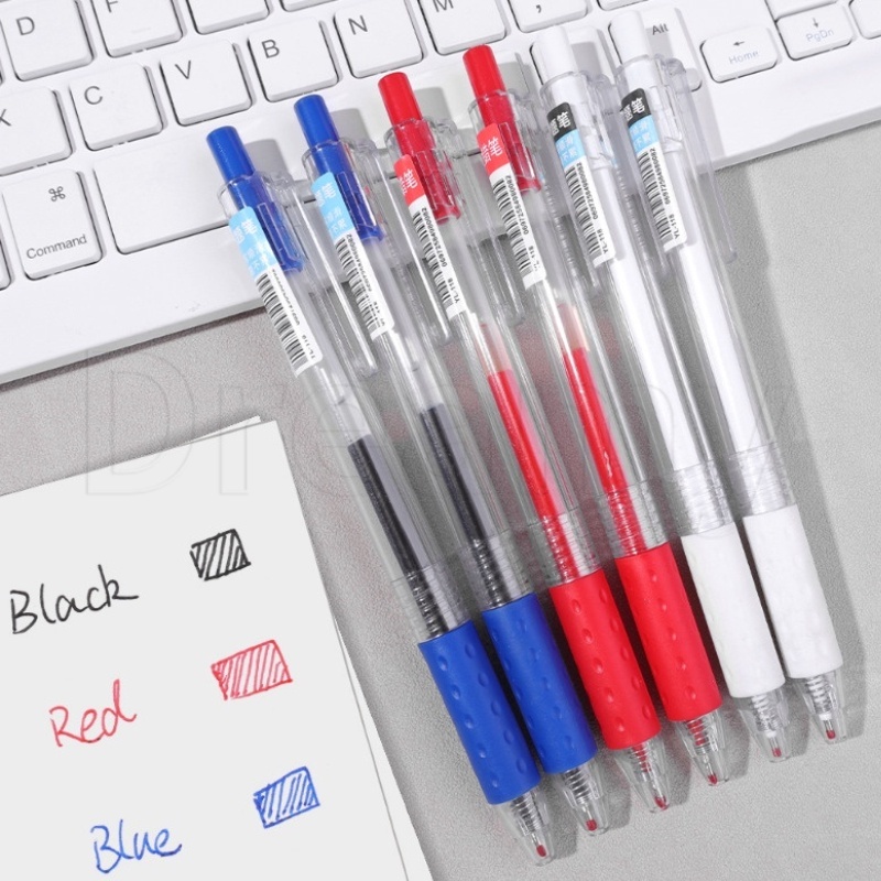 0.5 มม. สีดํา สีแดง สีน้ําเงิน เติมปากกาคาร์บอน เป็นกลาง / ปากกาเขียน แบบแห้งเร็ว สําหรับนักเรียน สอบ / เรียบง่าย อิน แปรง คําถาม ปากกากด ปากกาเป็นกลาง / ปากกาลายเซ็น สํานักงาน ธุรกิจ
