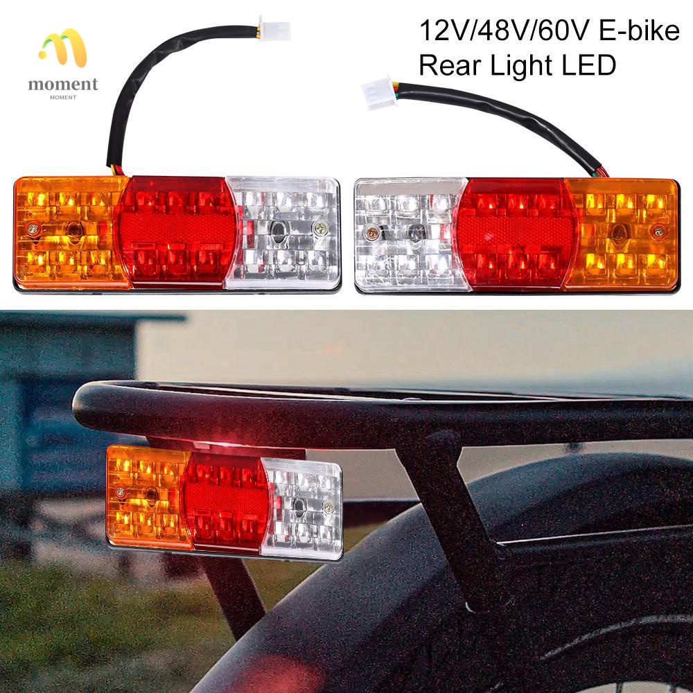Moment ไฟท้ายจักรยาน E-bike 12V / 48V / 60V กันน้ํา เพื่อความปลอดภัย