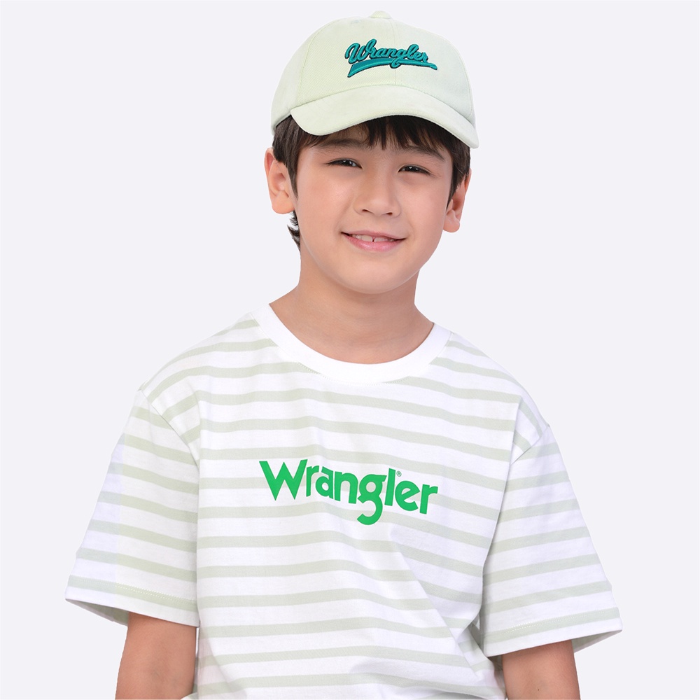 WRANGLER KIDS หมวกเด็กผู้ชาย ทรง BASEBALL CAP รุ่น WK S323BHATN01 สีเขียว