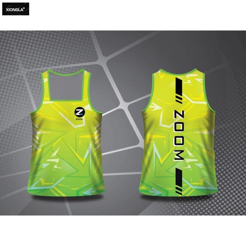 Zoom sports เสื้อกล้ามวิ่งมาราธอน ผ้าAirflow อย่างดีน้ำหนักเบาแห้งไว