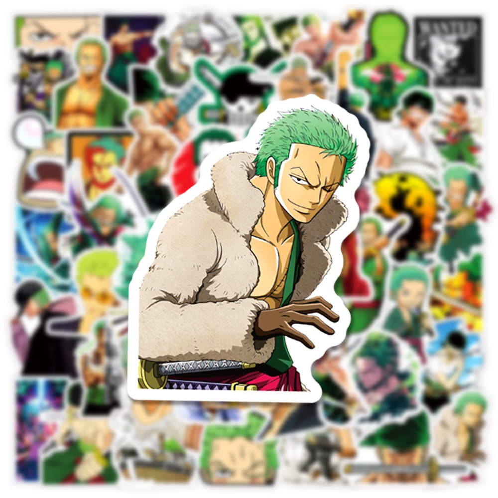 ❉ Roronoa Zoro Series 01 Stickers ❉ 50Pcs/Set DIY Fashion Waterproof Doodle Decals Stickers ราคา ถูกที่สุด ดีลบีเคเค แกลเลอรีภาพที่ 5