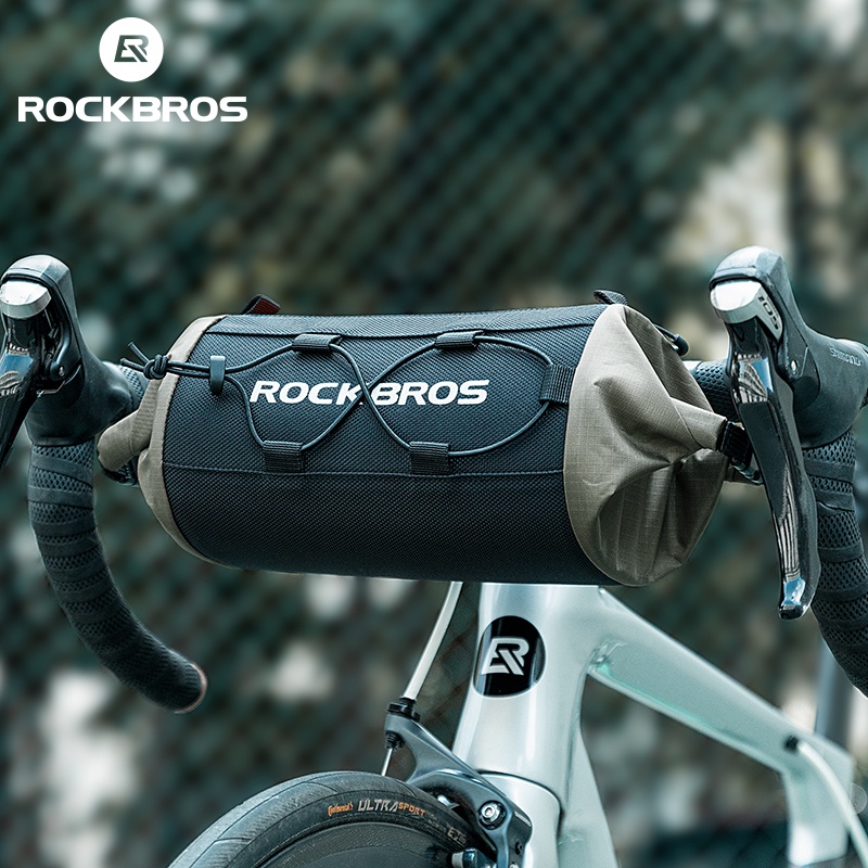 ROCKBROS กระเป๋าสะพายไหล่ อเนกประสงค์ แบบพกพา 2.4 ลิตร อุปกรณ์เสริม สําหรับติดแฮนด์บาร์รถจักรยาน