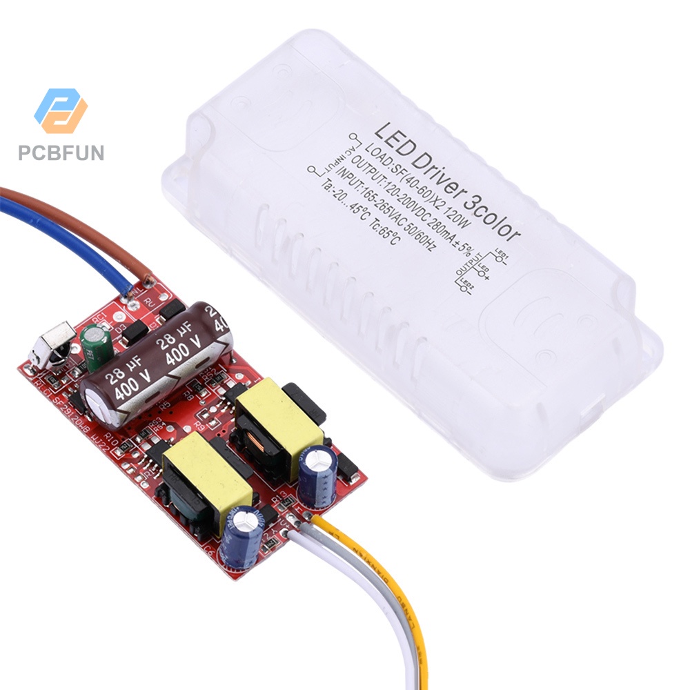 Pcbfun โคมไฟเพดาน Led อินฟราเรด ควบคุมระยะไกล ไดรเวอร์หรี่แสงอัจฉริยะ