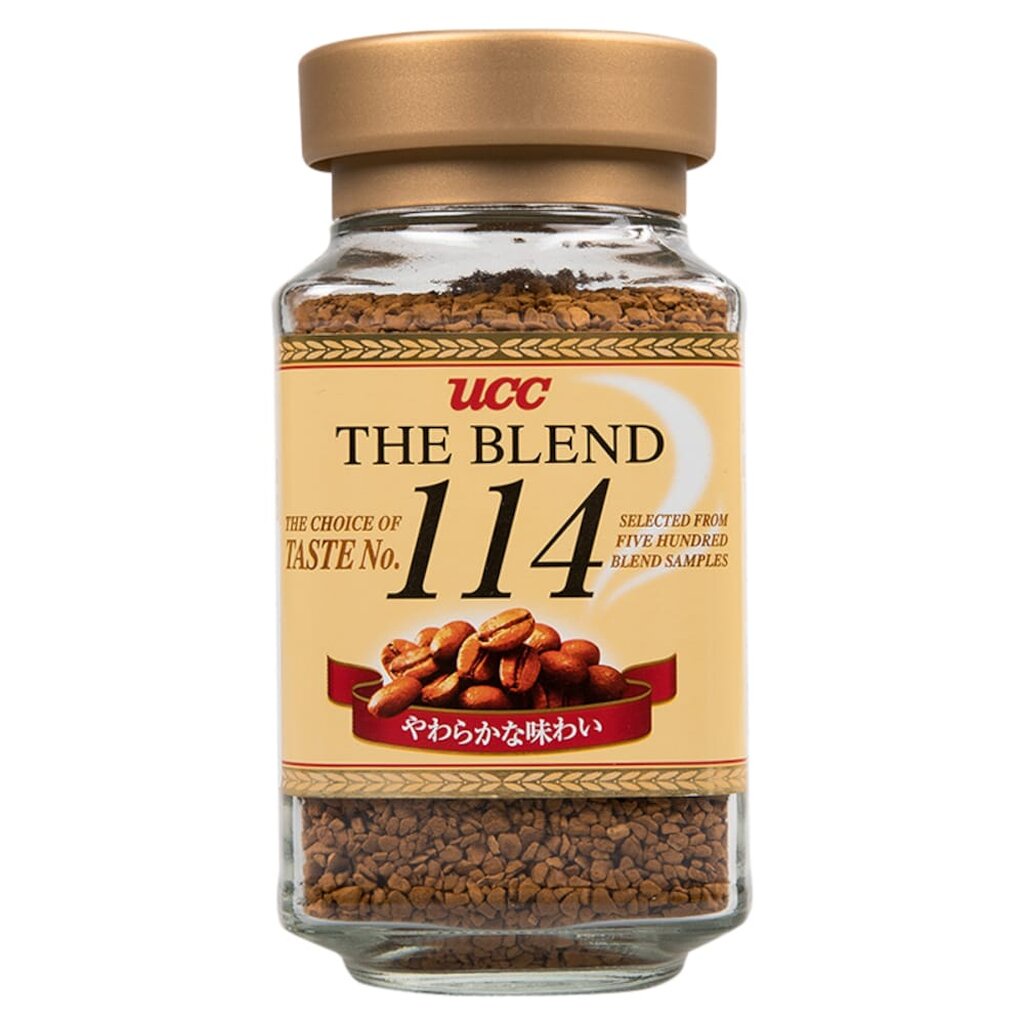 ยูซีซี เดอะเบลน 114 กาแฟสำเร็จรูป 90 กรัม UCC The Blend 114 Instant Coffee 90 g. UCC ザブレンド114瓶 90 g.