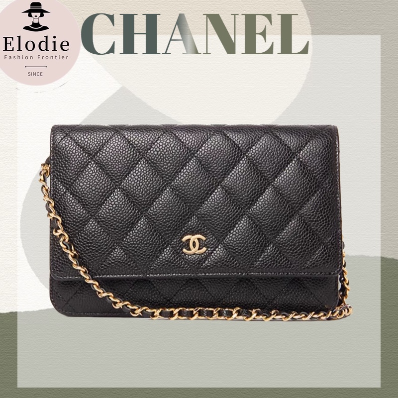 [พร้อมส่ง]  Chanel WOC Caviar Chain Bag LE Boy Chain Bag Ladies Messenger Bag  พิเศษเวลาจำกัด