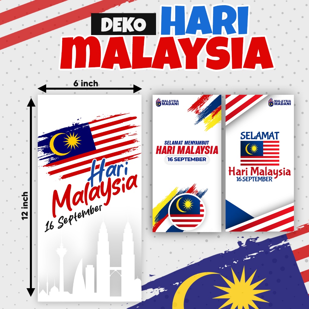 DEKO DAY 6 X 12 INCHES