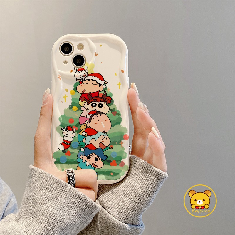 การ์ตูนต้นคริสต์มาสเคสโทรศัพท์สําหรับ Infinix Hot 50i สมาร์ท 9 4G 5G Tecno Spark GO 1 GO 2025 Pop 9 