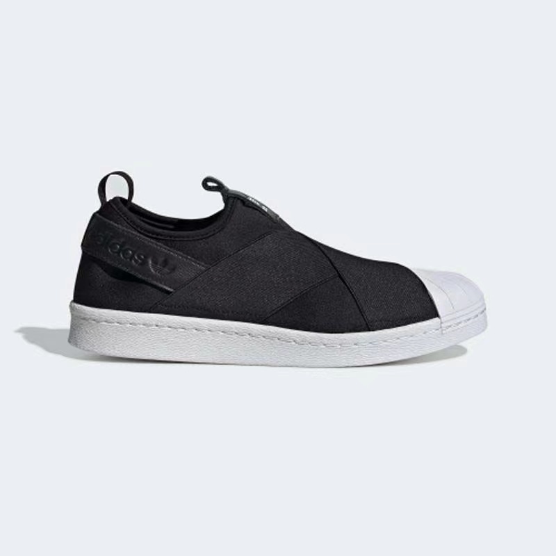 Adidas Superstar Slip on Black แท้ 100%ของแท้สวมใส่ดี