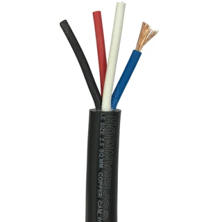 [ 100 เมตร ] สายลำโพง SSF-PA 4X2.5 ทองแดงผสม 2.5mm2 Speaker Cable 4C SSF สายPA เอสเอสเอฟ สายลำโพง PA Bi-Wire ทองแดงผส...