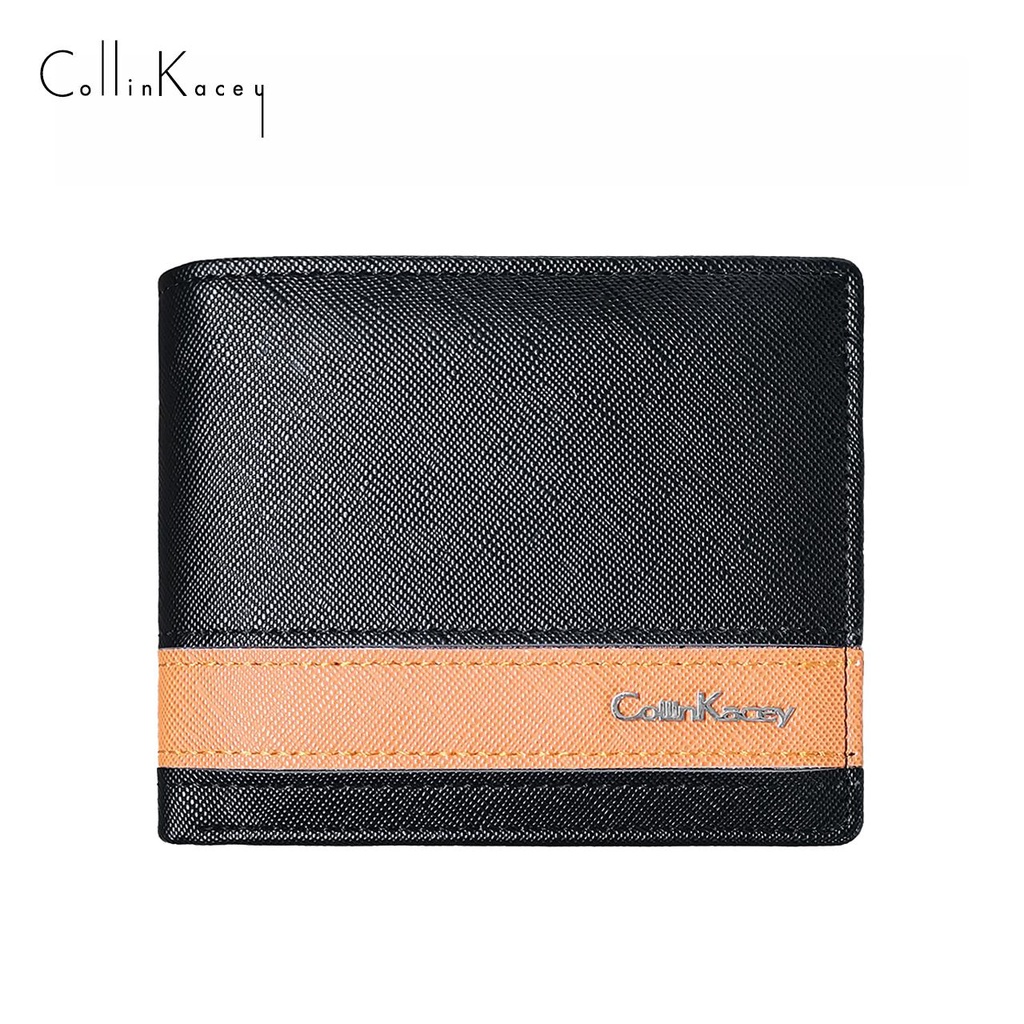 Collin Kacey S1 กระเป๋าสตางค์ผู้ชายใบสั้น กระเป๋าสตางค์แฟชั่นใหม่ รูปที่ 4
