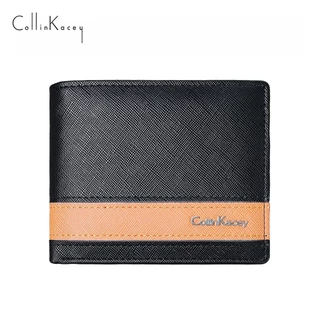Collin Kacey S1 กระเป๋าสตางค์ผู้ชายใบสั้น กระเป๋าสตางค์แฟชั่นใหม่