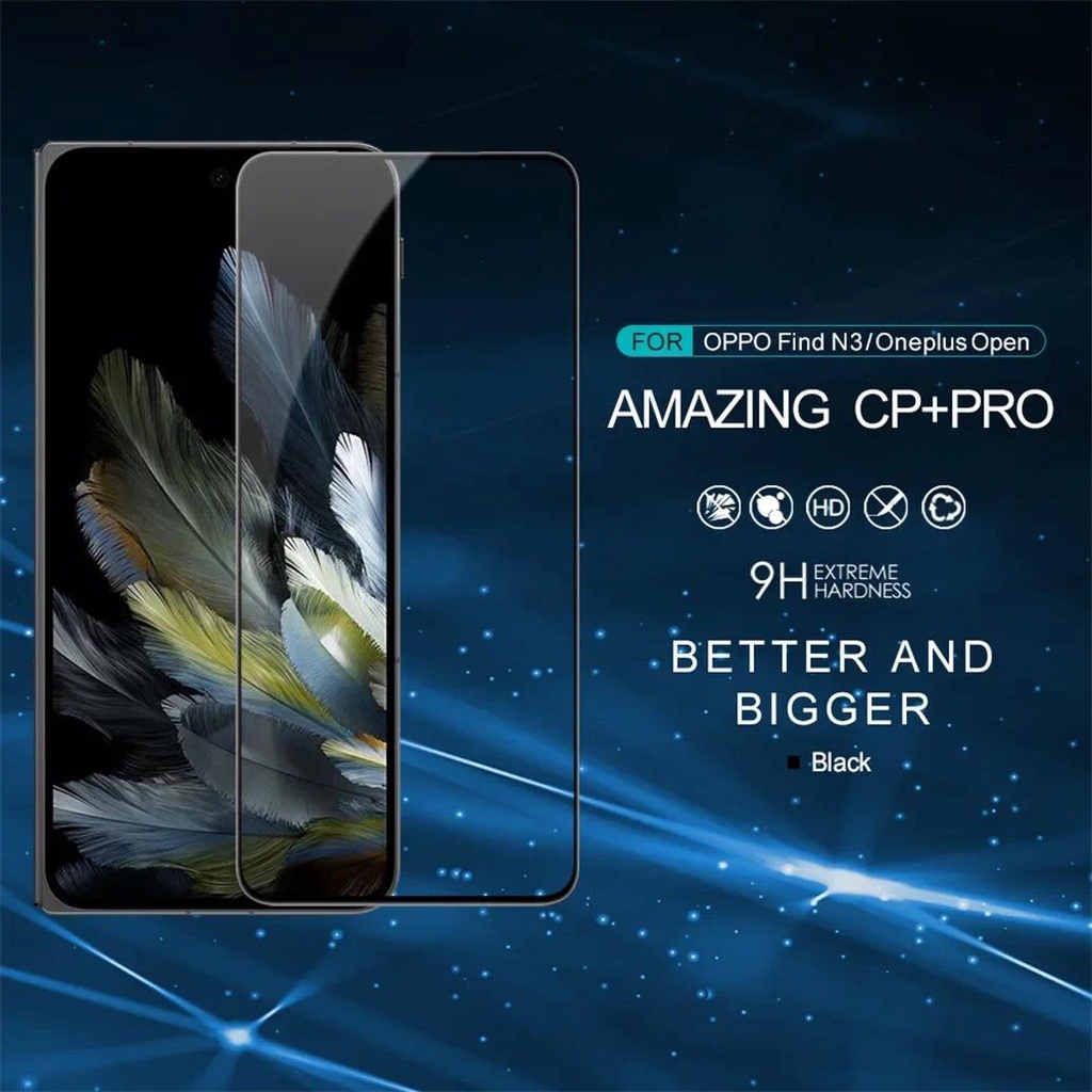 ฟิล์มกระจก OPPO Find N3 Nillkin CP+Pro แบบเต็มจอ ฟิล์มกระจกสำหรับ OPPO Find N3