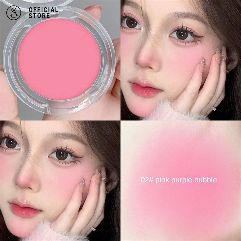 บลัชออนสีเดียว เนเชอรัล พาวเดอร์ บลัช บลัชออนสีส้มชมพู
