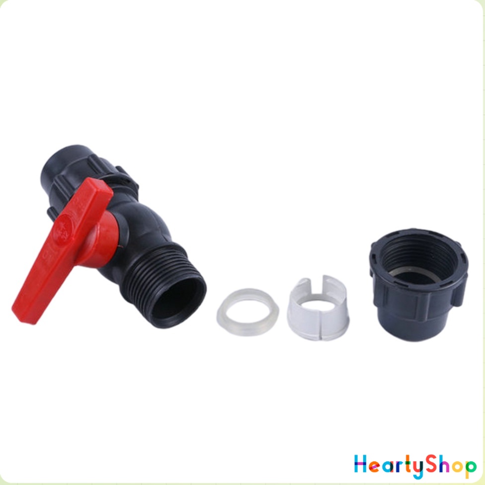 HeartyShop วาล์วเชื่อมต่อท่อน้ํา PE 20mm 25mm อุปกรณ์ท่อ ball valve