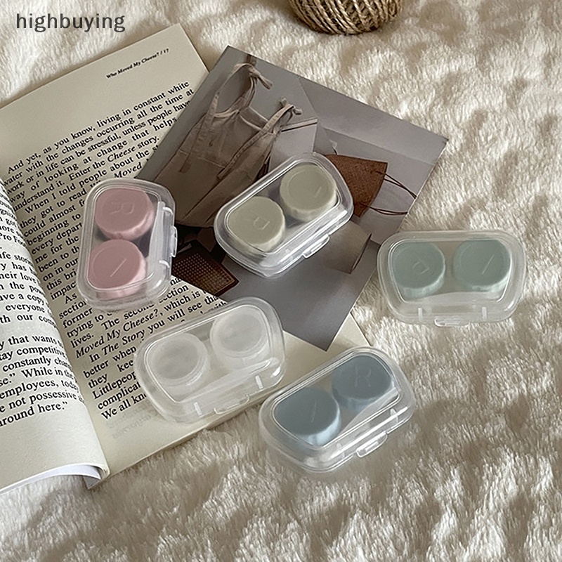 [highbuying] กล่องคอนแทคเลนส์ แบบใส ป้องกันการรั่วไหล ขนาดพกพา สําหรับเดินทาง พร้อมส่ง - รูปที่ 2