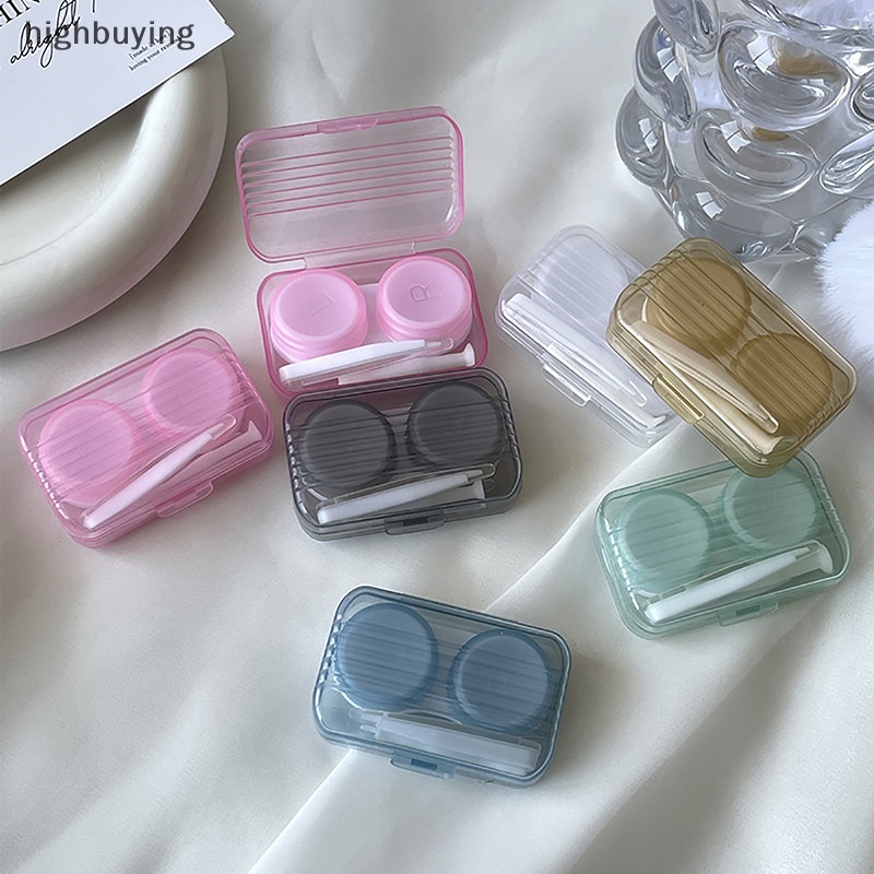 [highbuying] กล่องคอนแทคเลนส์ แบบใส ป้องกันการรั่วไหล ขนาดพกพา สําหรับเดินทาง พร้อมส่ง - รูปที่ 6