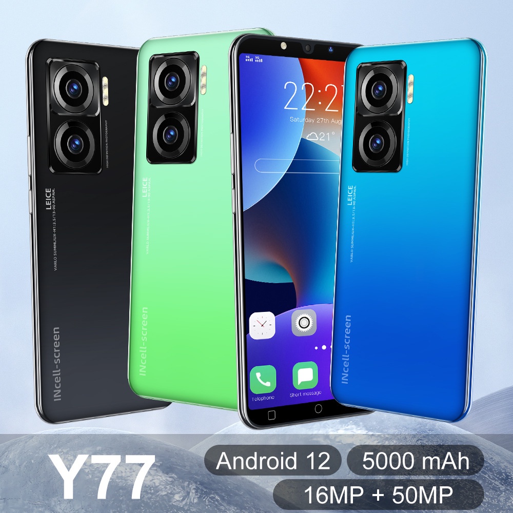 ใหม่ สมาร์ทโฟน Y77 (1+8) หน้าจอ 5.8 นิ้ว สําหรับโทรศัพท์มือถือ Android