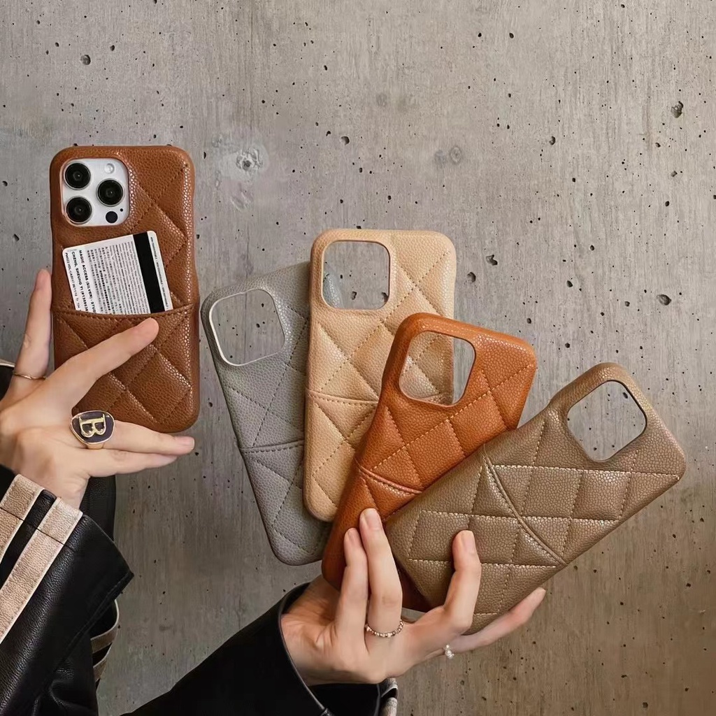 การ์ดหนังใส่กระเป๋าเคสโทรศัพท์สําหรับ IPhone 16 Pro Max 16 plus 16pro 15 14 3 ProMax 15pro 14pro 13pro 16promax 15promax 14promax 13promax ฝาครอบป้องกันเต็มรูปแบบ