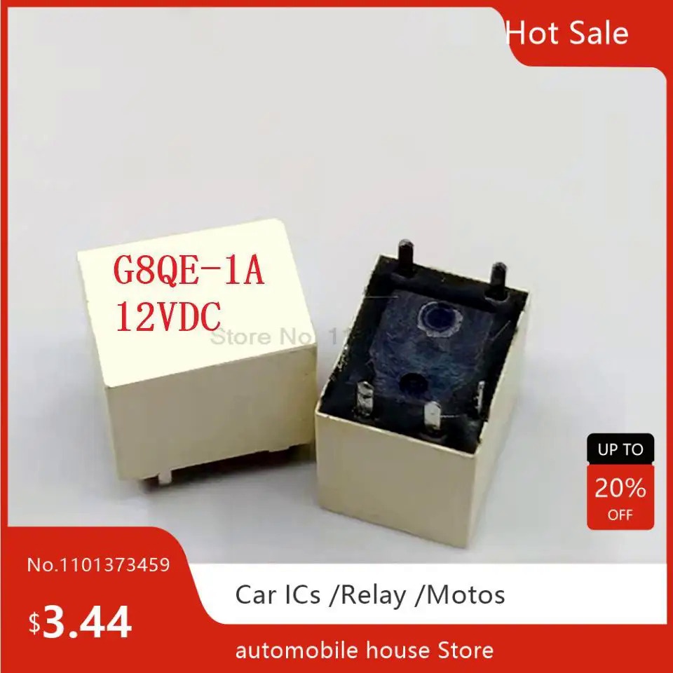 สําหรับรีเลย์ OMRON G8QE-1A 12VDC DC12V รถสําหรับซ่อมหน่วยพวงมาลัยไฟฟ้าสําหรับ TOYOTA/CITROEN/PEUGEO