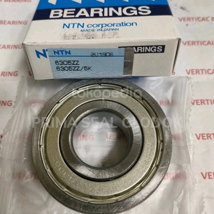 BEARING 6305 zz NTN ฝาครอบเหล็ก 6305