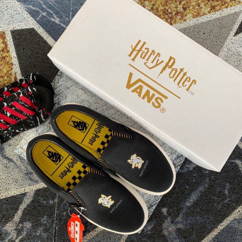 Vans Harry Potter Hufflepuff Men's and Women's Unisex Casual Shoes Premium-36-44 EURO