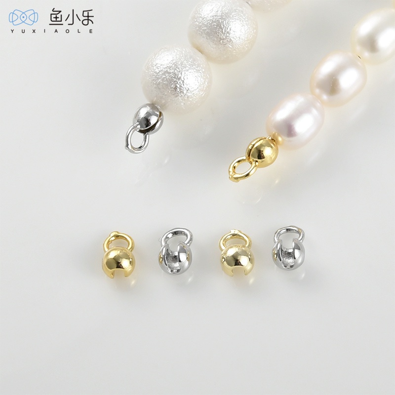 บักเกิลสายโซ่ สีทอง 14k สําหรับทําเครื่องประดับ สร้อยคอ สร้อยข้อมือ diy