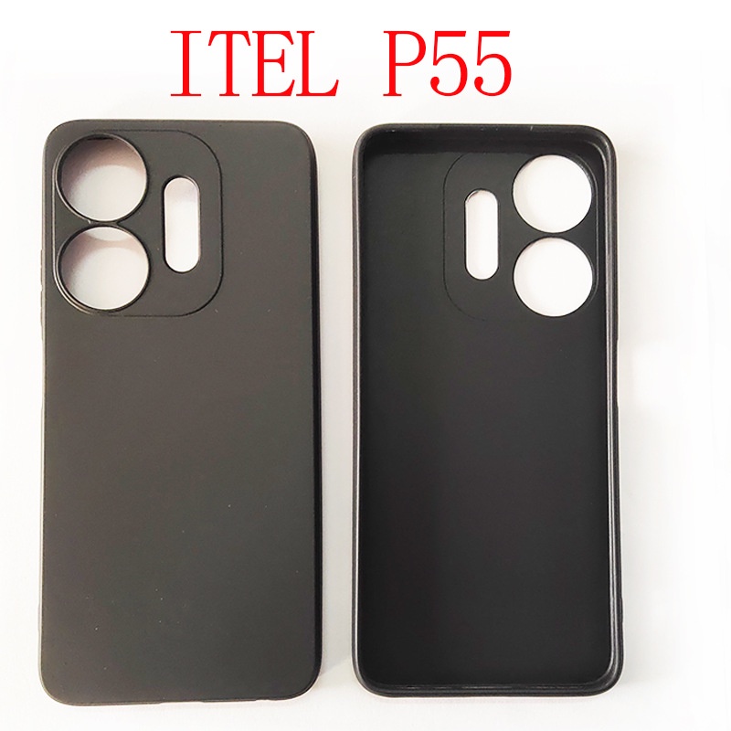 Itel P55 P661N Power 55 P55+ P55T P665L P55 NFC Case Phone Cover Shell Soft Silicone Protective Casi