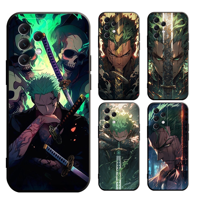 เคสโทรศัพท์มือถือแบบนิ่ม ผิวด้าน ลายวันพีซ Roronoa·Zoro สําหรับ Samsung A24 A14 A34 A54 5G A11 M11 A51 A30 A20 A71 A70 A70S 4G 5G