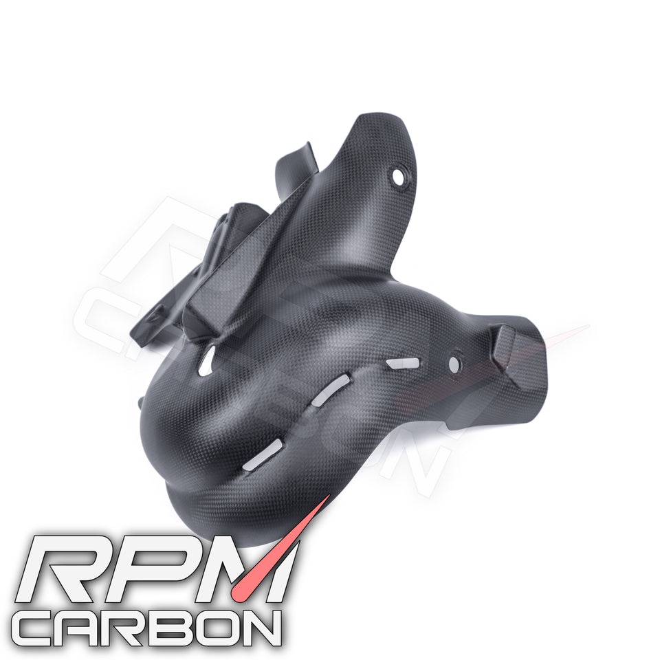 Ducati Panigale/Streetfighter V4 ครอบท่อคาร์บอน Carbon Fiber Exhaust Cover (EURO 4 Only)