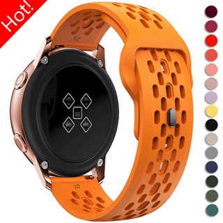 สายนาฬิกาข้อมือซิลิโคน 18 มม. 20 มม. 22 มม. สําหรับ Samsung …