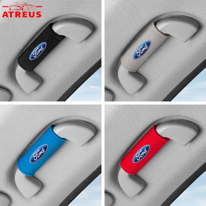 Ford ถุงมือดึงหลังคารถยนต์ ฝาครอบมือจับประตูภายในรถยนต์ ป้องกันมือจับประตูด้านใน สําหรับ Ford Ranger