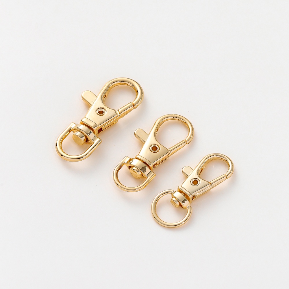 St.kunkka 5 ชิ้น Gold-Plated 18K สี-จอง Real Gold Dog Buckle DIY เครื่องประดับแฟชั่น — صورة 6