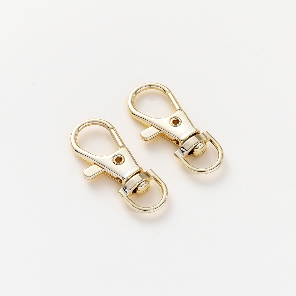 St.kunkka 5 ชิ้น Gold-Plated 18K สี-จอง Real Gold Dog Buckle DIY เครื่องประดับแฟชั่น — صورة 7
