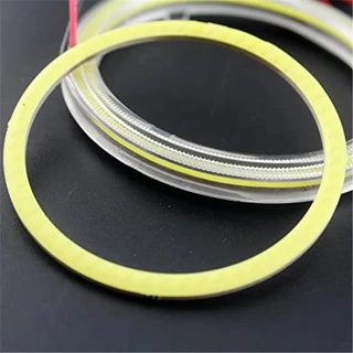 หลอดไฟหน้า LED COB DRL สว่างมาก ขนาด 60/70/80/90/100 มม. 110 มม. 120 มม. สําหรับรถยนต์ รถจักรยานยนต์ 1 ชิ้น