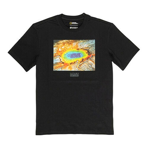 ดูดีนี่ คอลูกเรือเสื้อยืดคอกลมขายดี เสื้อยืดแขนสั้น พิมพ์ลาย Element Geyser สไตล์คลาสสิก สําหรับผู้ช