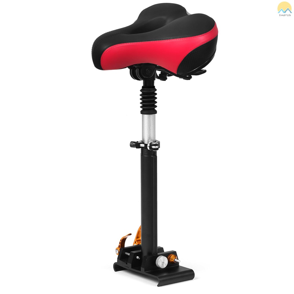 #MER ขายดี# ชุดอานเก้าอี้สกูตเตอร์ไฟฟ้า พับได้ ปรับความสูงได้ พร้อมกันชน สําหรับ Xiaomi Electric Scooter Pro Chair M365