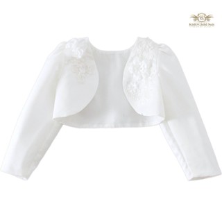 Girl Jacket เสื้อคลุมเด็กหญิง ผ้าเรียบลื่น ชุดใส่ไปงาน งานแส…