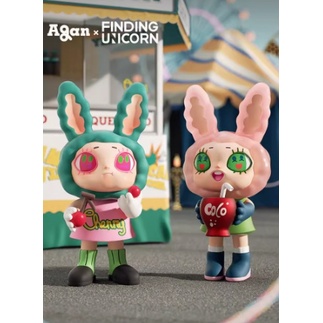 Agan American retro series ยูนิคอร์นยืนยันรูปกล่องตาบอดของขวัญอินเทรนด์เครื่องประดับสำหรับสาวน่ารัก